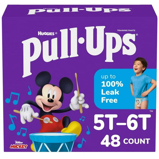 Pull-Ups Boys' Potty Training Pants, Giga Pack, Size: 2T - 6T | 74-48 Count