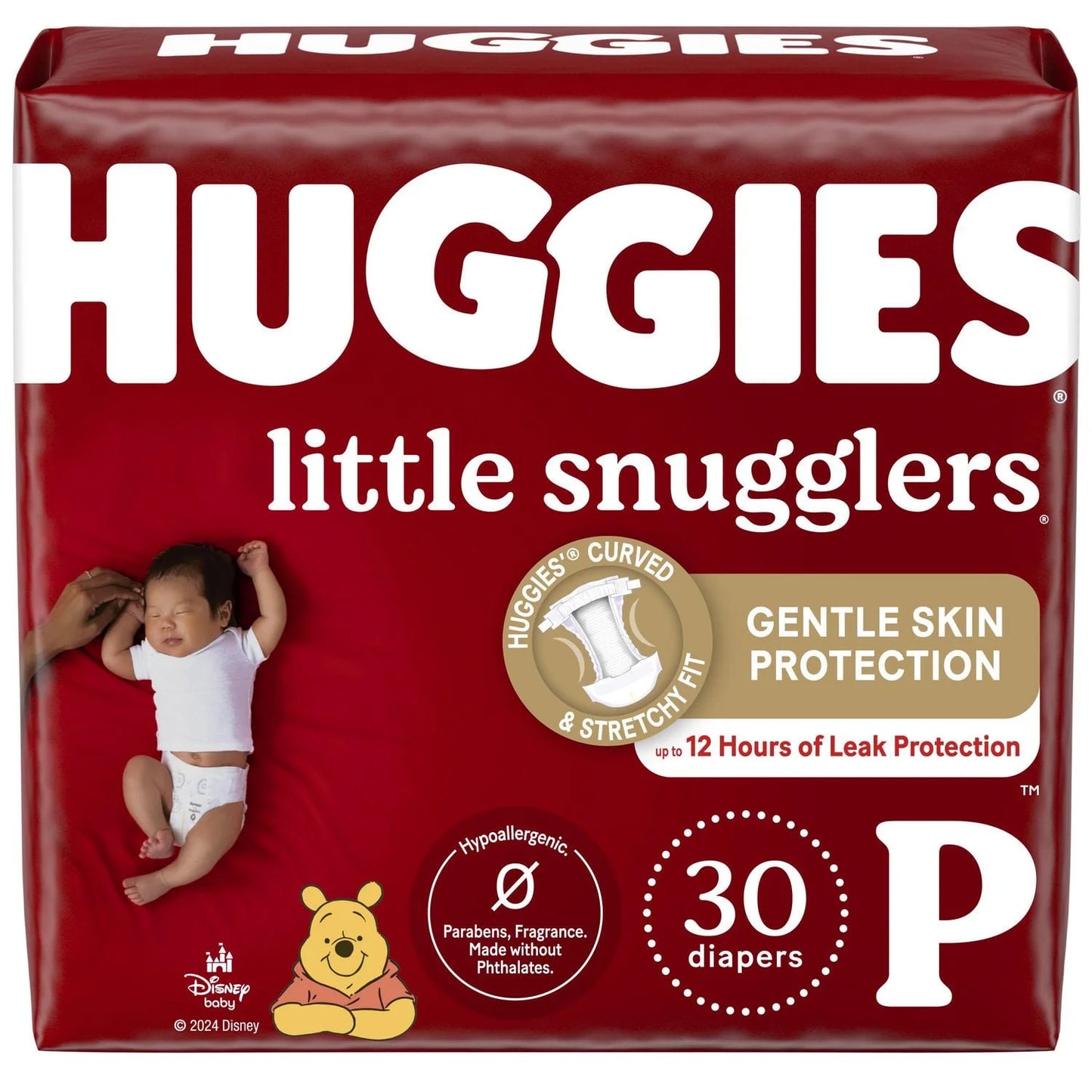 Huggies Little Snugglers Diapers, Jumbo Pack, Size Preemie - 2, Size Preemie - 2 | 32-29 Count