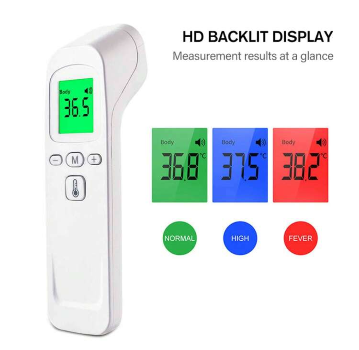 Non-Contact Thermometer For Measuring Body Temperature With Large LED Display (Batteries Not Included) Ideal Gift For Thanksgiving