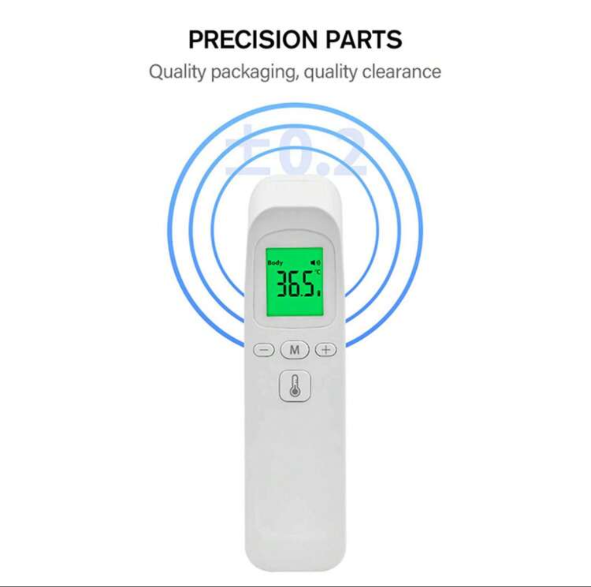 Non-Contact Thermometer For Measuring Body Temperature With Large LED Display (Batteries Not Included) Ideal Gift For Thanksgiving