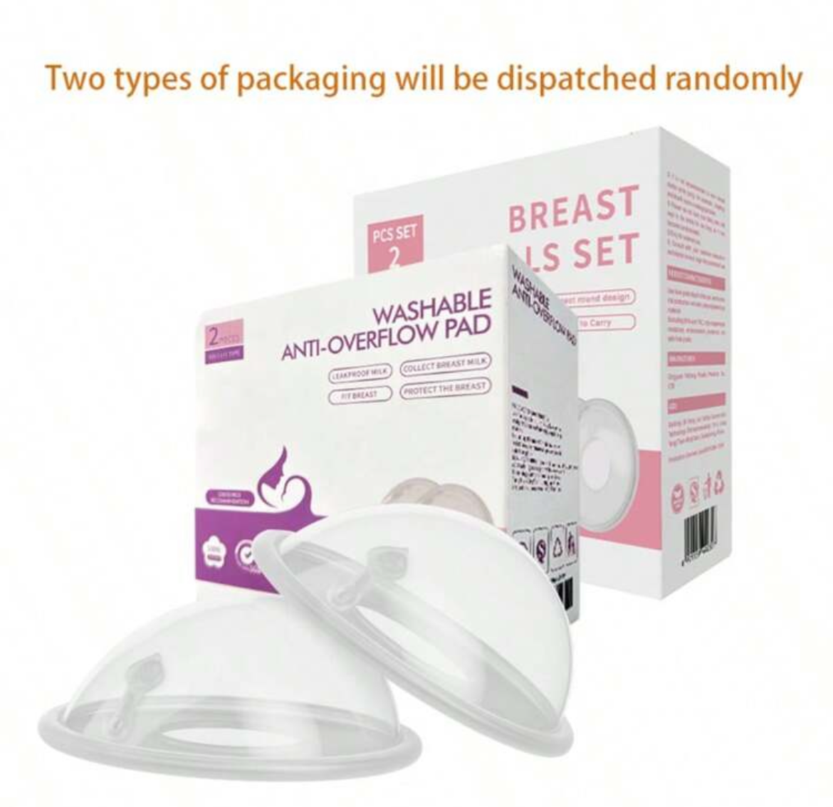 Breast Shells, 2 Packs Nursing Cups, Milk Saver, Protect Sore Nipples For Breastfeeding, Collect Breastmilk Leaks For Nursing Moms, Soft And Flexible Silicone Material
