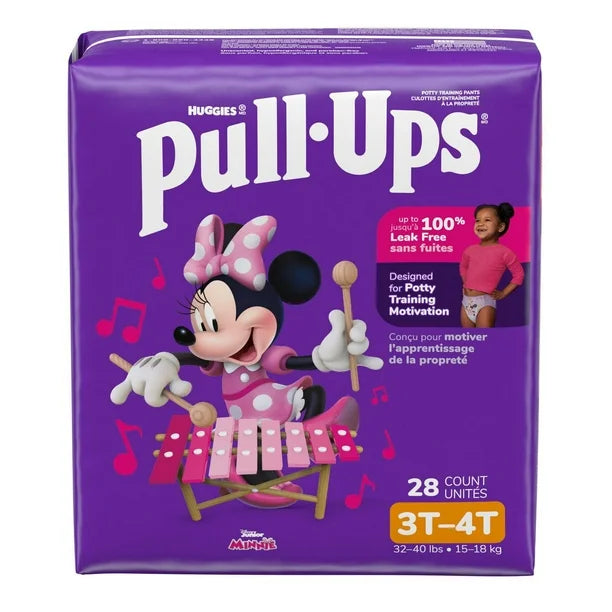 Pull-Ups Girls' Potty Training Pants, 2T-6T (38-50 lbs), 80-124 Count (Select for More)