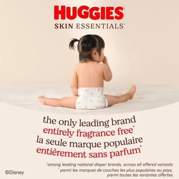 Huggies Skin Essentials Baby Diapers, Size NB-6, 84-42 Count, Size NB-6 | 84-42 Count