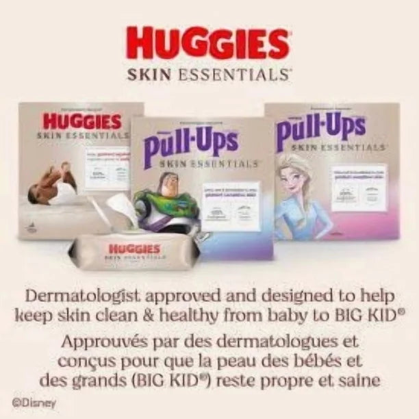 Huggies Skin Essentials Baby Diapers, Size NB-6, 84-42 Count, Size NB-6 | 84-42 Count