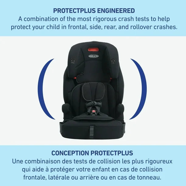 Graco Tranzitions 3-in-1 Harness Booster Seat | 10-45 kg (22-100 lb) | Harness/Highback/Backless Booster Car Seat, Proof