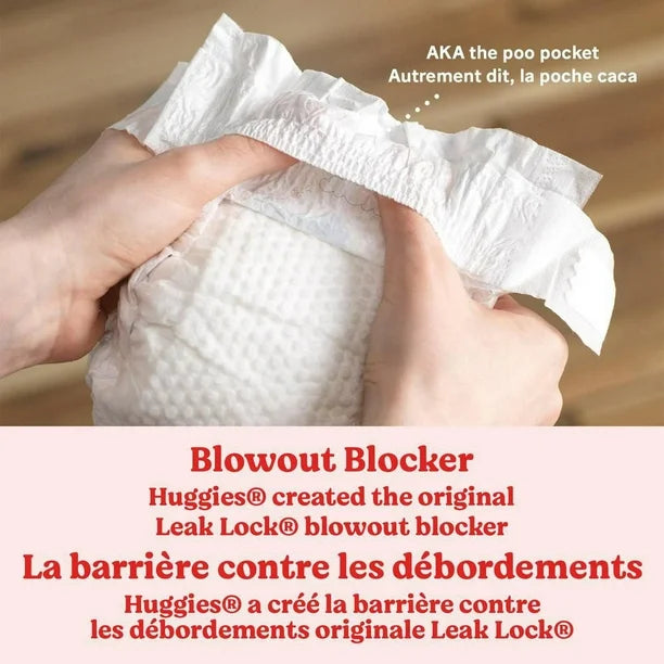 Huggies Little Movers Baby Diapers, Giga pack, Sizes 3, 76 Count, Sizes 3-8 | 76-38 Count