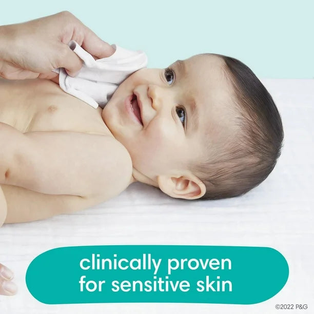 Pampers Baby Wipes Sensitive Perfume Free 6X Pop-Top Packs, 504CT