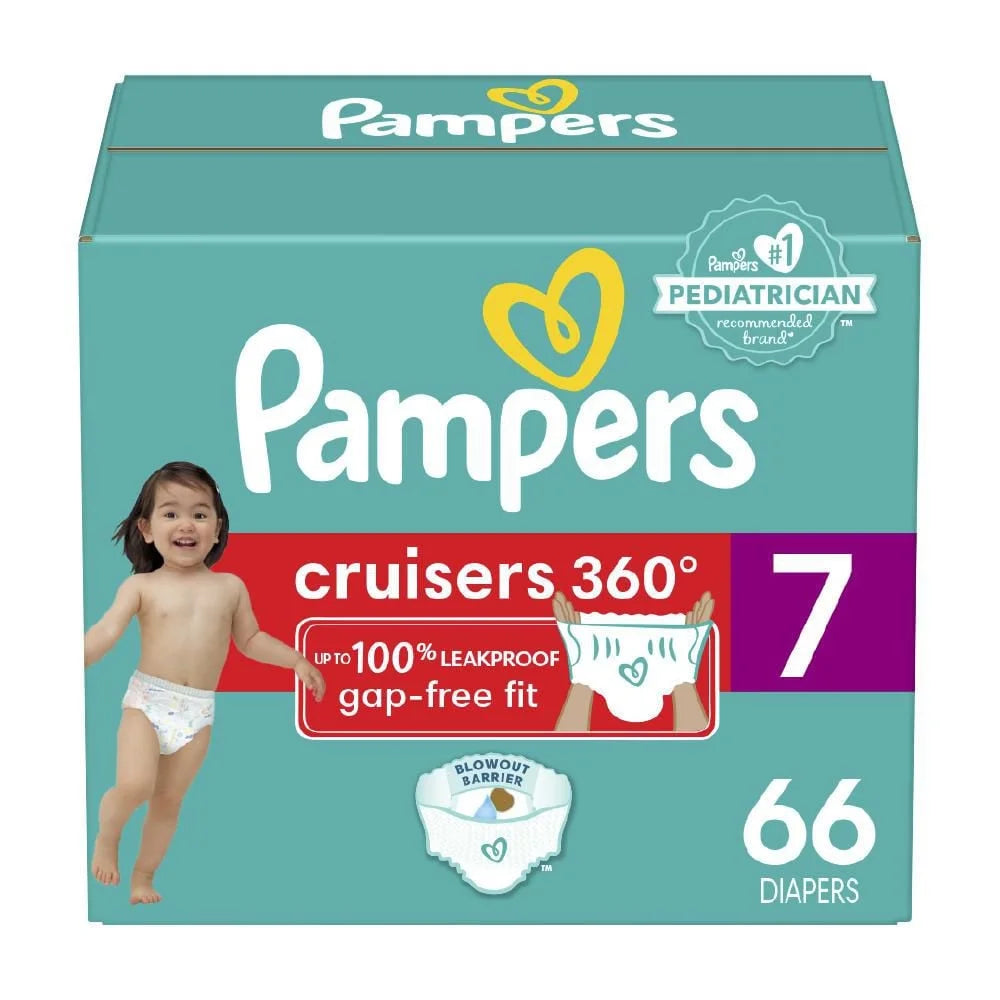 Pampers Cruisers 360 pull-on baby diapers size (3- 7)