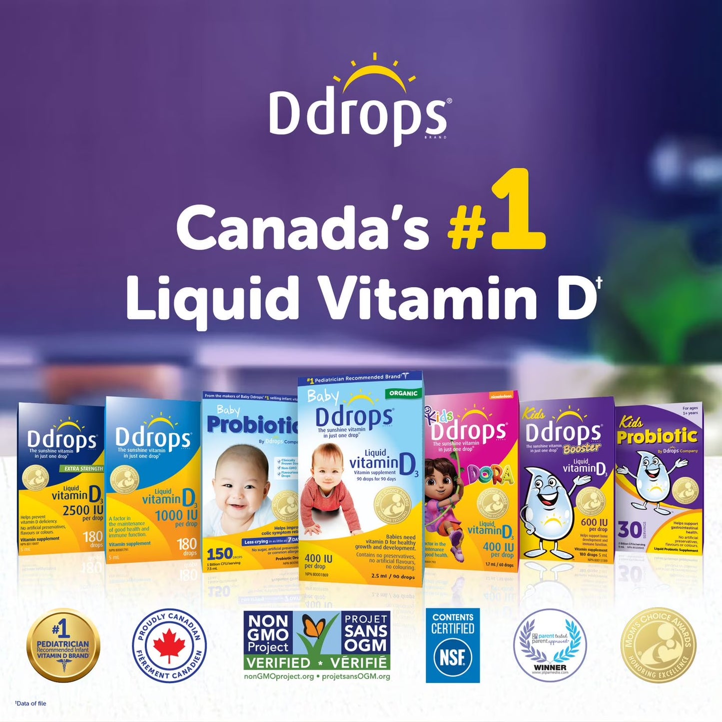 Ddrops® Booster Liquid Vitamin D3 Vitamin Supplement, 600 IU, 5 ml, 180 drops
$
