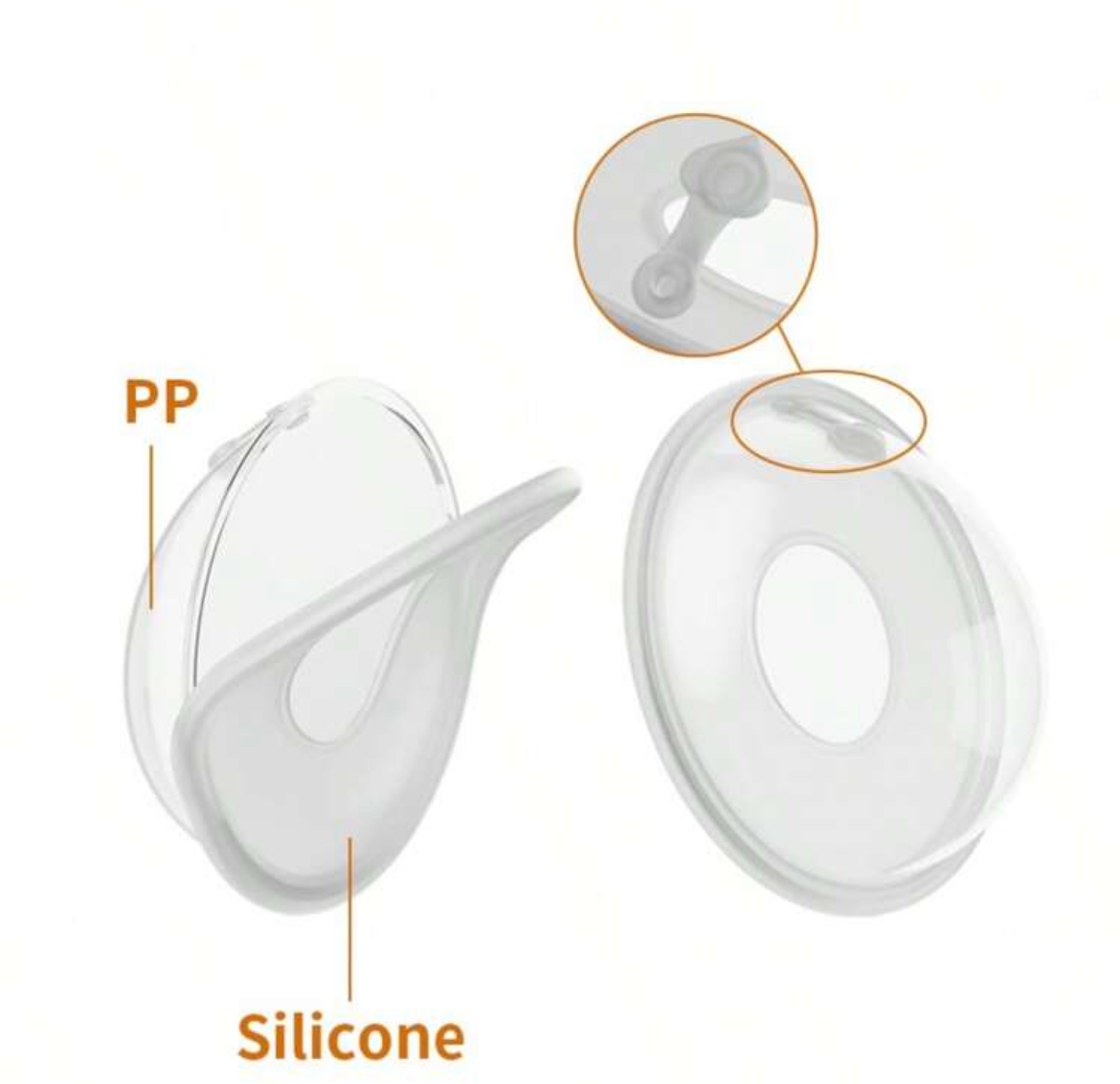 Breast Shells, 2 Packs Nursing Cups, Milk Saver, Protect Sore Nipples For Breastfeeding, Collect Breastmilk Leaks For Nursing Moms, Soft And Flexible Silicone Material