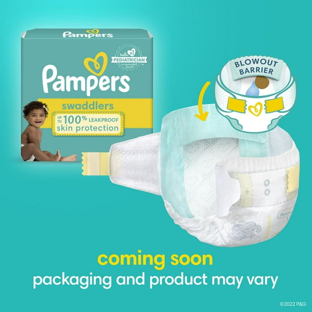 Pampers Swaddlers Diapers, Super Econo Pack, Size 1-8, 58-160CT