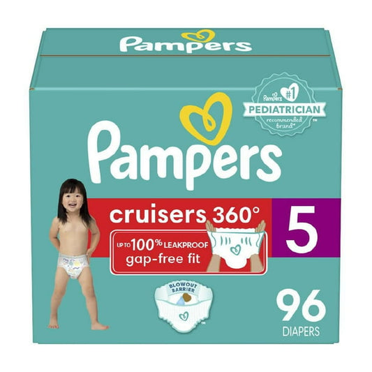 Pampers Cruisers 360 pull-on baby diapers size (3- 7)