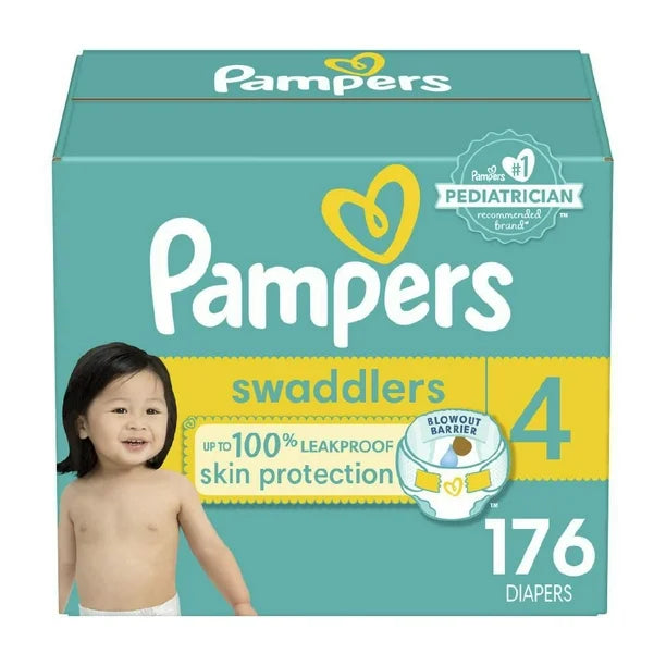 Pampers Swaddlers Active Baby Diaper, Ultra Value Pack, 192CT