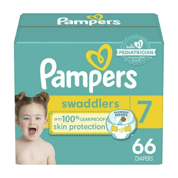 Pampers Swaddlers Diapers, Super Econo Pack, Size 1-8, 58-160CT