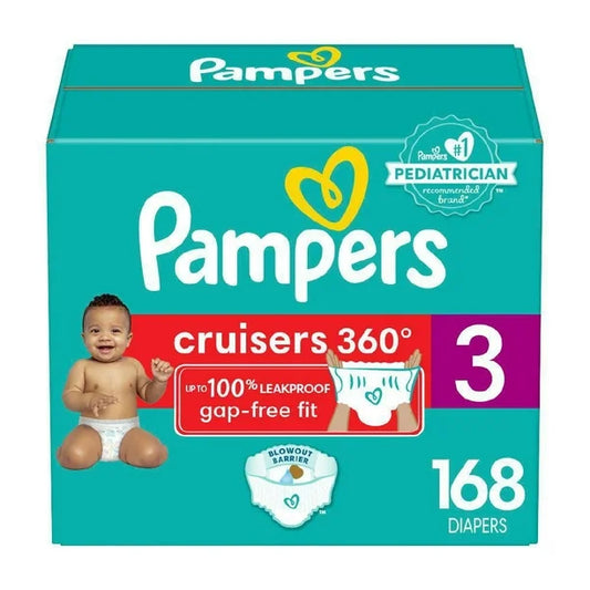 Pampers Cruisers 360 Pull-On Diapers,  Babyproof up to 100% leakproof diaper