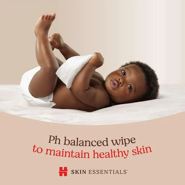 Huggies Skin Essentials Baby Wipes, 2 Flip Top Packs (112 Wipes Total), 2 Packs | 112 Wipes Total